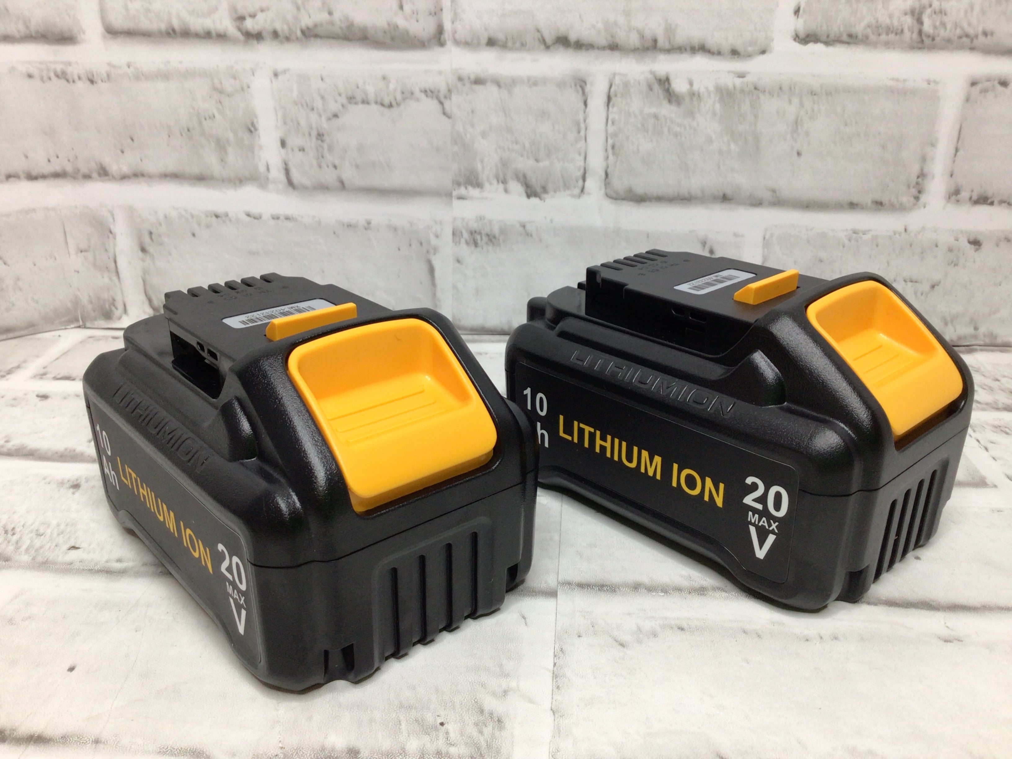 20V 10Ah Lithium-Ion Replacement 10000mAh Batteries (2) for DeWalt 20V Max XR (8151719510254)